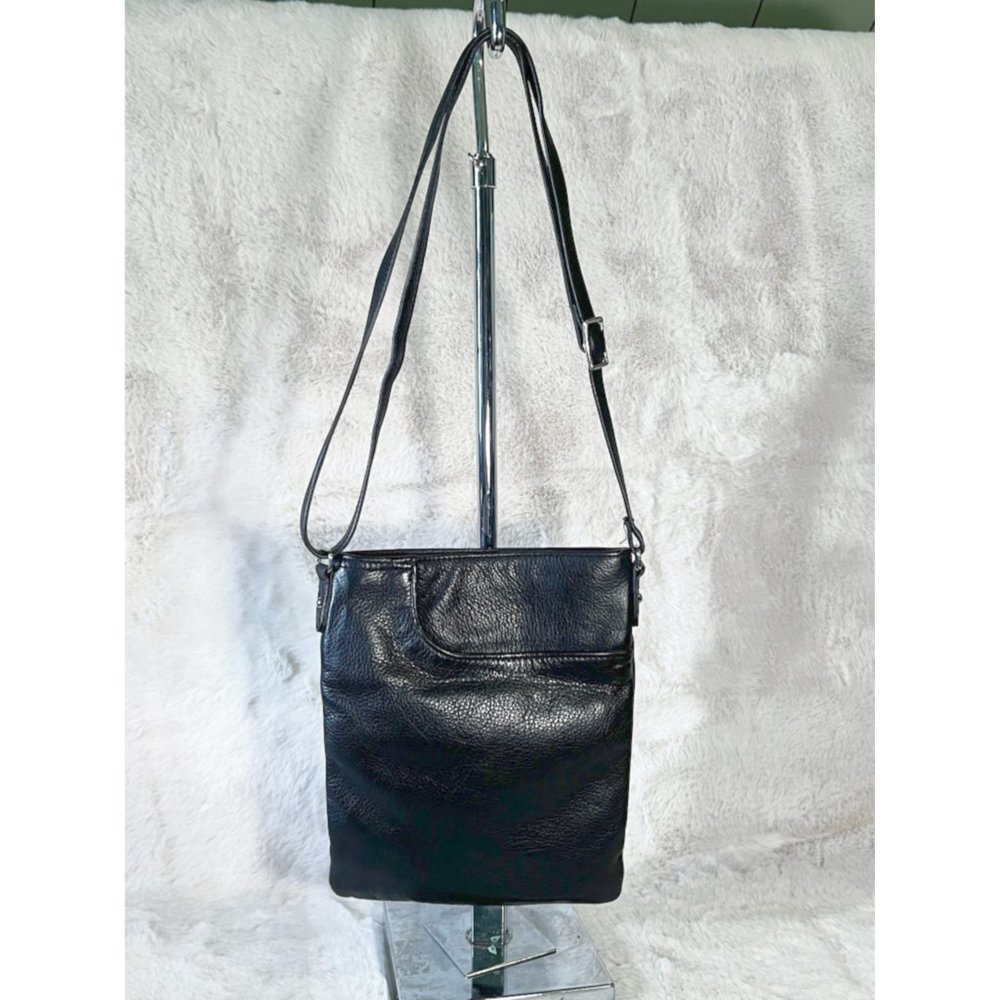 Margot New York Black Leather Crossbody